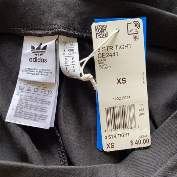 NWT adidas Originals Women's 3-Stripes Leggings - Picture 8 of 8